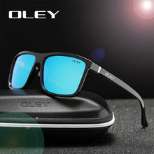 Load image into Gallery viewer, OLEY Polarized Men Sunglasses brand designer Retro Square Sun Glasses Accessories Unisex driving goggles oculos de sol Y6625