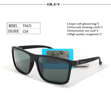 Load image into Gallery viewer, OLEY Polarized Men Sunglasses brand designer Retro Square Sun Glasses Accessories Unisex driving goggles oculos de sol Y6625