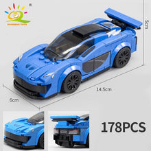 Load image into Gallery viewer, HUIQIBAO Speed Champions Super Racers Figures Building Blocks Racing Sport Car City Bricks Construction Toys Gift For Children