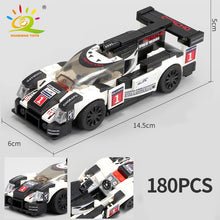 Load image into Gallery viewer, HUIQIBAO Speed Champions Super Racers Figures Building Blocks Racing Sport Car City Bricks Construction Toys Gift For Children