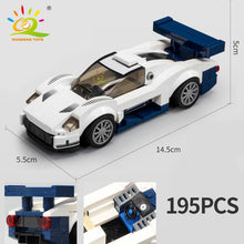 Load image into Gallery viewer, HUIQIBAO Speed Champions Super Racers Figures Building Blocks Racing Sport Car City Bricks Construction Toys Gift For Children