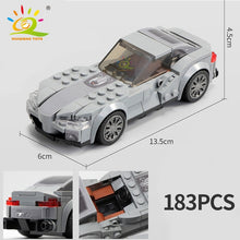 Load image into Gallery viewer, HUIQIBAO Speed Champions Super Racers Figures Building Blocks Racing Sport Car City Bricks Construction Toys Gift For Children