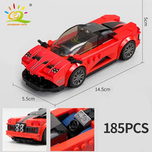 Load image into Gallery viewer, HUIQIBAO Speed Champions Super Racers Figures Building Blocks Racing Sport Car City Bricks Construction Toys Gift For Children