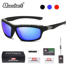 Load image into Gallery viewer, Queshark Polarized Bicycle Glasses Cycling Eyewear Night Version MTB Mountain Bike Goggles Motorcycle Fishing Sport Sunglasses