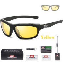 Load image into Gallery viewer, Queshark Polarized Bicycle Glasses Cycling Eyewear Night Version MTB Mountain Bike Goggles Motorcycle Fishing Sport Sunglasses