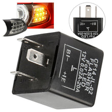 Load image into Gallery viewer, universal 12V 3 Pin CF-14 JL-02 Motorcycle LED Flasher Blinker Relay Automobile Turn Signal Light Relay motorcycle switch