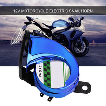Load image into Gallery viewer, universal 12V 30W 510Hz 110dB Single Sound Auto Car Snail Horn Waterproof Electric Loud Air Siren for car Motorcycle Automobile