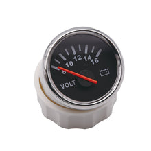 Load image into Gallery viewer, universal 52mm volt meter Marine Auto Voltmeter 8-16V Waterproof Gauge For Motorcycle Car Boat Automobile With Red Backlight 12V