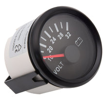 Load image into Gallery viewer, waterproof 52mm voltmeter car volt gauge meter 16-32V 8-16V With red backlight for boat automobile motor yacht motorcycle clock
