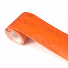 Load image into Gallery viewer, yellow red orang Fluorescent Reflective Sticker 5CM x 5Meter Automobile luminous strip Car Truck Motorcycle Conspicuity Tape