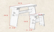 Load image into Gallery viewer, zither and Guqin tables and benches can be dismantled to imitate the ancient Ming and Qing Dynasties calligraphy tea table